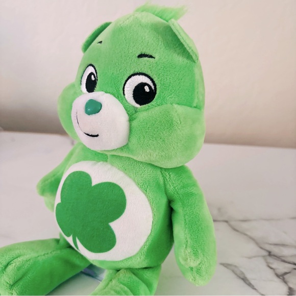 Care Bear GOOD LUCK BEAR 10" 2023 Plush Stuffed‎ Animal Clover Cheer - Picture 2 of 4